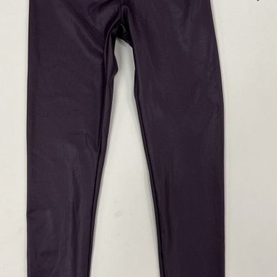 Zobha Women Sweet Grape Purple Leggings Size Small Shiny NWT